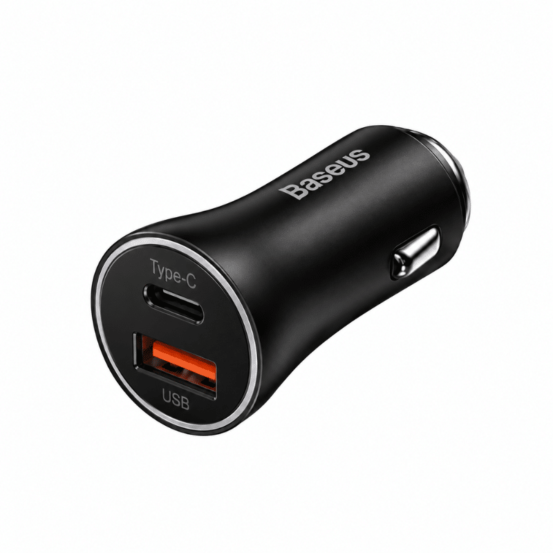 Baseus Golden Contactor Max 60W dual fast car charger CCJDZ-MC