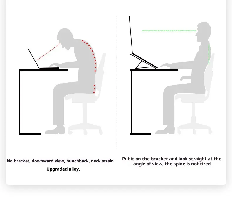 Premium Adjustable Aluminum Laptop Stand Holder