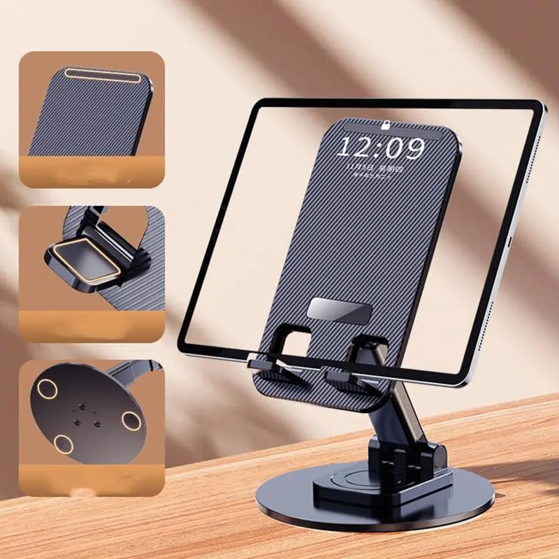 Adjustable Desktop Phone Holder Stand with 360 degree rotation